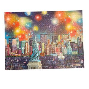 Buffalo Puzzle 1000 Pieces Night & Day Manhattan Celebration Statue Of Liberty